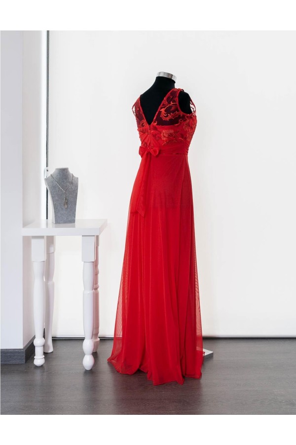 FIESTA VESTIDO CK 4660 ROJO