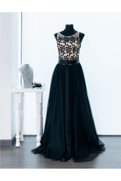 FIESTA VESTIDO LJ 8048 NEGRO