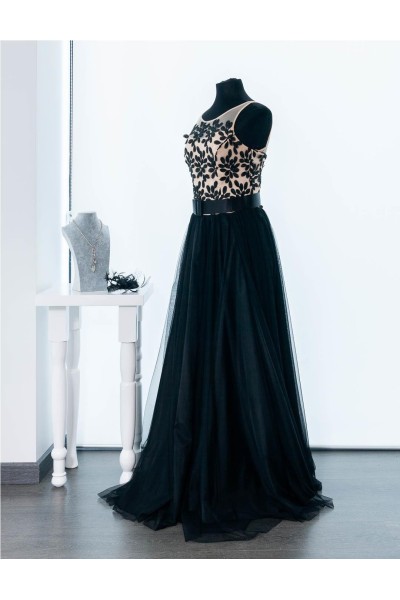 FIESTA VESTIDO LJ 8048 NEGRO