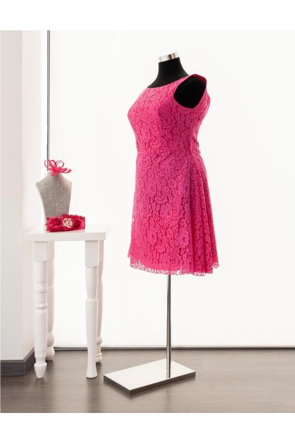 VESTIDO FIESTA 8054 FUXIA