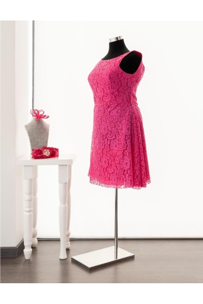 VESTIDO FIESTA 8054 FUXIA