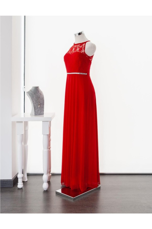 FIESTA VESTIDO CK 4627 ROJO CI 2