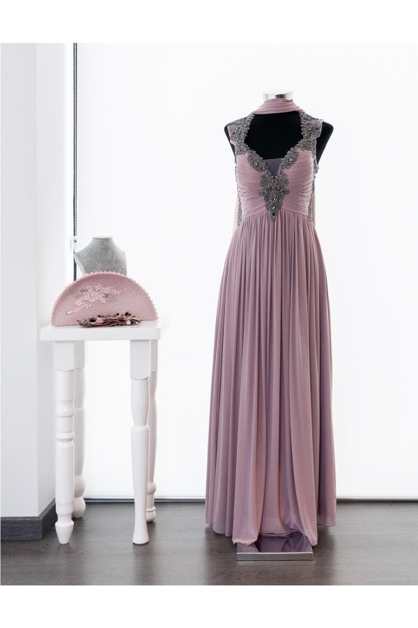 FIESTA VESTIDO 8065 ROSA PALO