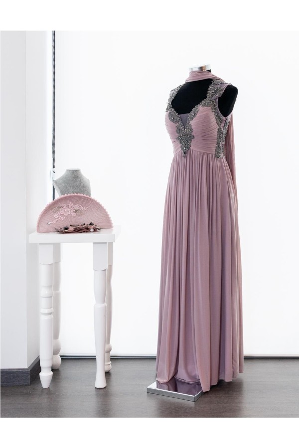 FIESTA VESTIDO 8065 ROSA PALO 2