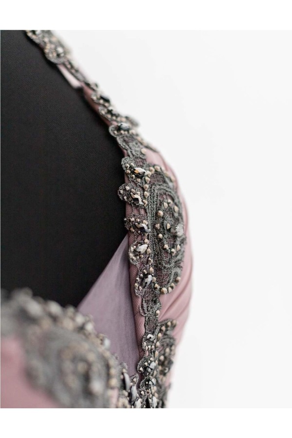 FIESTA VESTIDO 8065 ROSA PALO