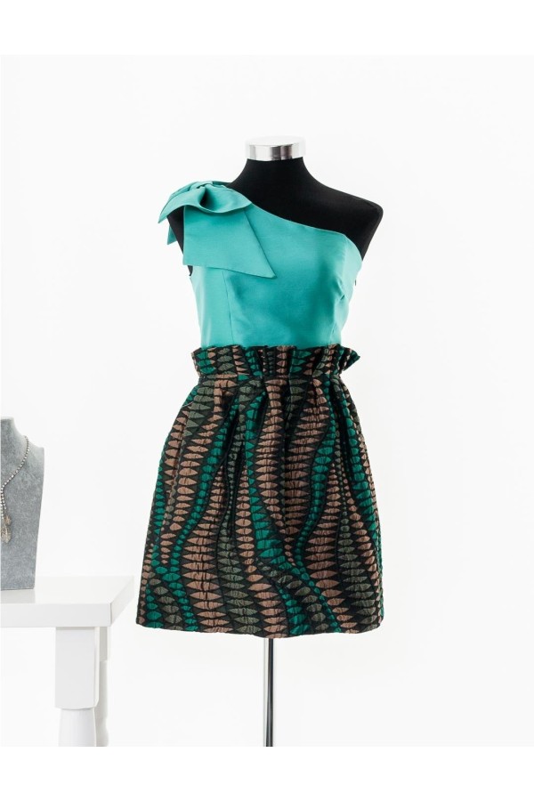 VESTIDO CARLA RUIZ 90632 VERDE