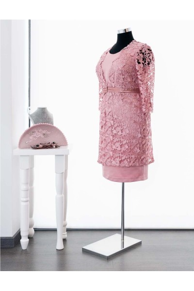 CONJUNTO VESTIDO ROSA